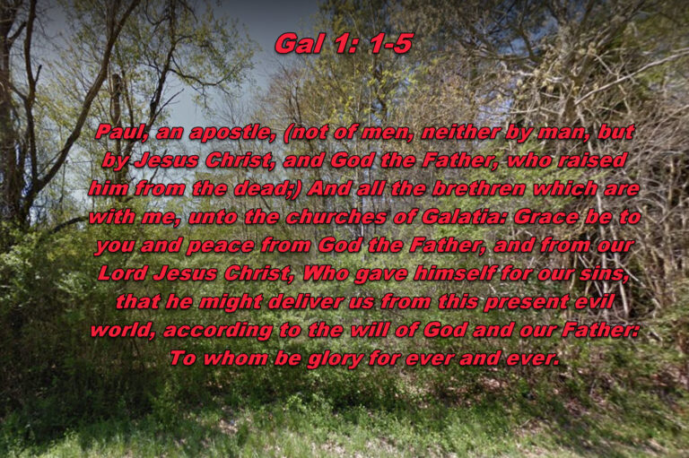 Gal 1:1-5